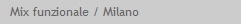 Mix funzionale / Milano